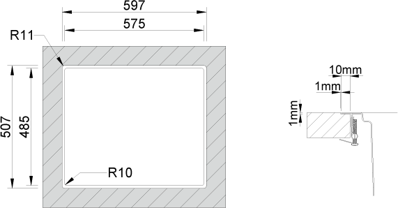UNA3418LTOP Flushmount
